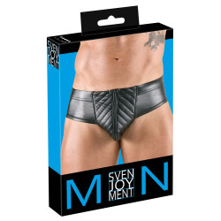 Svenjoyment Slip sexy ouvert Maten Noir